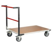 Chariot FLATPACK™ dossier fixe 1200 x 800 mm plateau médium roues TPE 400 kg - 804723240