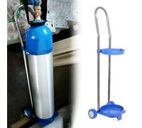 Chariot For Bouteilles D'oxygène 80/95/110 Cm, Support De Bouteille De Propane En Acier, Support De Fixation D'oxygène For Transport Médical Facile(High 95cm(37 3/8"))