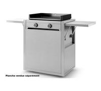 Chariot Plancha Forge Adour CH MIF 60 en inox fermé pour Modern 60
