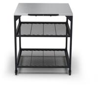 ooni Grande table modulaire d'extérieur - Chariot de four à pizza de 31 x 31 x 35 cm, en acier inoxydable pour grill et barbecue, table d'extérieur