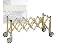 Chariot funéraire Pliable, Brancard funéraire en Alliage d'aluminium Haute résistance avec hélice Pliable pour Les Services Religieux et funéraires
