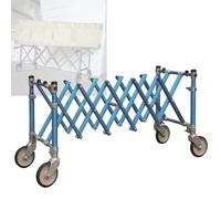 Chariot funéraire pliable en alliage d'aluminium portable pour un transport facile, design léger pour une utilisation à l'église et aux services mortuaires