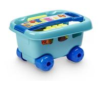 Chariot garni 30 pièces - Ecoiffier - Abrick - Multicolore - Origine France Garantie