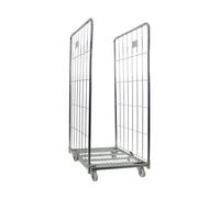Chariot grillagé roll conteneur charge 500 kg