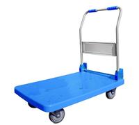 Chariot Industriel poignée Pliable - 150 kg - Bleu