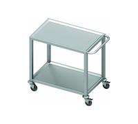 Chariot Inox 2 Plateaux Profondeur 600 mm