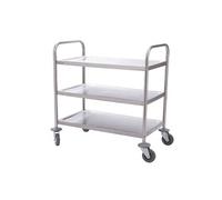 Vogue Chariot inox 3 niveaux 825 x 710 x 405 mm