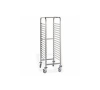 Chariot Inox à Glissières Démontable 17 Niveaux pour Bacs GN 1/1 - - Inox