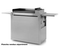 Forge Adour Chariot pour plancha CHPIF751 inox fermé pour Premium 75