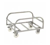 Chariot inox pour bac grand volume 170 L