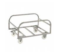 Chariot inox pour bac grand volume 220 L