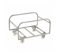 Chariot inox pour bac grand volume 310 L