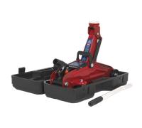 Chariot Jack 2tonne Court Châssis avec Rangement Étui - Sealey 1050CXD Neuf