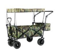 Chariot Jardin Chariot Pliable Multifonction for De Courses Pêche Plage en Plein Air Utilitaire Transport(Grün)