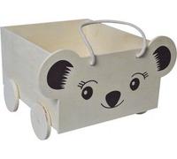 Chariot Koala 34x30x20,5 Cm - Bois