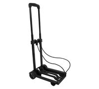 Chariot Manuel Pliable Noir, Léger, Double Roue, Charge 30 Kg