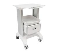 Chariot médical avec 1 tiroir - Chariot de laboratoire - Charge maximale : 100 kg - Pour salon de beauté - Pour laboratoire, clinique, hôpital, Salo