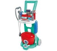 Ecoiffier – Chariot médical Mallette Docteur avec stéthoscope, perfusion et accessoires – Dès 18 mois
