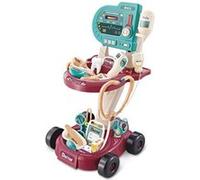 Chariot médical enfant avec effets sonores et lumineux - Set de 24 pièces TechKidz Multicolore Multicolore G