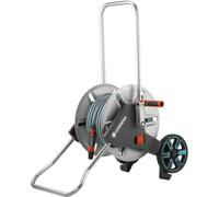 Chariot métallique Gardena 25 M avec tuyau argenté argenté One Size