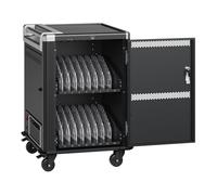Chariot Mobile de Chargement et de Stockage Ewent EW1703 pour 16 Ordinateurs Portables/Tablettes Noir
