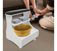 Chariot mobile de spa pour bain de pieds (à roulettes), banc de massage des pieds avec repose-pieds, station de massage des pieds pour salon de beauté/domicile, table de massage des ongles, fourniture