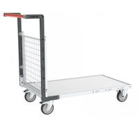 Chariot modulaire grillagé 1 dossier plateau bois 1000 x 600 mm 250 kg - 806724241