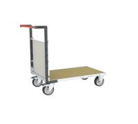 Chariot modulaire PP alvéolaire 1 dossier plateau bois médium 1000 x 600 mm 500 kg - 806724571