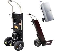 Chariot Monte-Escalier électrique Durable Diable Pliable Montant Et Descendant Escaliers avec Charge 400kg Chariot économie De Travail avec Moteur sans Balai Silencieux 1200W,04