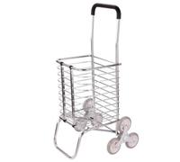 Chariot monte-escalier pliable, diable portable à 3 roues for transporter courses et marchandises dans les escaliers