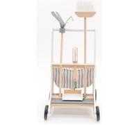 Chariot Nettoyage pour Enfants Montessori Robincool Clean Up 35x43x56,5 cm Bois Éco Serpillière, Balai, Balayette et Pelle