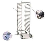 Chariot pâtissier professionnel 400 X 600 mm en acier inoxydable à 15 niveaux G