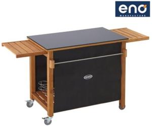 Chariot Plancha ENO Emile bois compatible plancha de 45 à 80 cm
