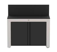 Chariot Plancha ENO Felix 2 portes pour plancha Inox/acier