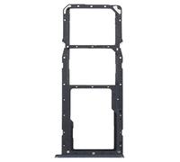 Chariot plateau de logement tray compatible avec REALME C35 RMX3511 / NARZO 50A PRIME RMX3516 porte carte nano Sim1+ SIM 2 + fente slitte logement mémoire micro carte SD (Noir)