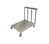 Chariot Plateforme Inox 304 Plateau Plein - L2G - Inox1301000