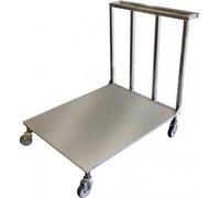 Chariot Plateforme Inox 304 Plateau Plein - L2G - Inox1301000