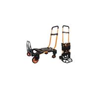 Brixo Diable pliable 136 kg 2 positions – Chariot professionnel à roues, haute qualité