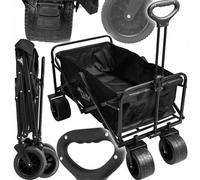 Chariot Pliable 160L Transport Jardin Main Plage Camping