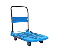 Chariot pliable à plat - Chariot de courses silencieux et flexible pour un transport facile - Design creux compact pour une utilisation pratique (petite taille)