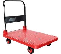 Chariot pliable à plat - Chariot portable pour un transport et un rangement faciles, chariot utilitaire polyvalent pour la maison et le jardin