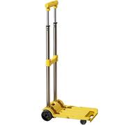 Chariot pliable avec roulettes, chariot utilitaire portable pour le shopping, le stockage, le camping et l'utilisation en extérieur