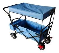 Chariot pliable avec toit bleu AB210 Multicolore G