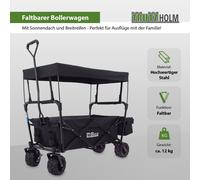 Chariot Pliable Avec Toit, Frein De Stationnement, Chariot De Transport