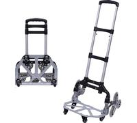 Chariot pliable, grande capacité de charge, double usage, noir