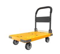Chariot pliable multifonction avec roues silencieuses de 12,7 cm pour un transport facile, léger et chariot (bleu)