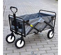 Chariot pliable multifonction - Chariot de courses portable pour le camping, la pêche et les activités de plein air, camion de traction robuste pour un transport facile