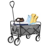 Chariot pliable, plage pliable, poids lourd, gris