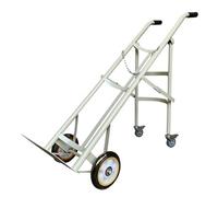 Chariot pliable pour bouteille d'oxygène médical avec roulettes, porte-bouteille de gaz commercial robuste, étagère à bouteille de gaz de soudure à capacité unique