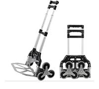 Chariot pliable pour escalier tout terrain - Chariot de camping - Diable robuste - Facile à plier